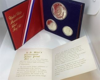 US Mint Bicentennial Silver Proof Set