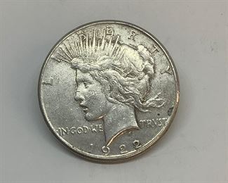 1922-D US Peace Silver Dollar