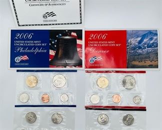 2006 US Mint Uncirculated Coin Sets