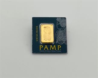 PAMP Suisse 1 gram Ingot/Bar
