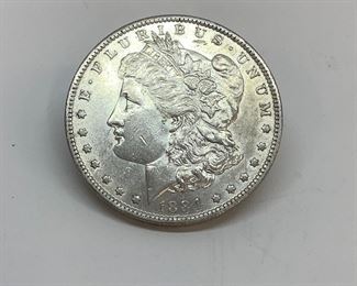 1884-O US Morgan Silver Dollar