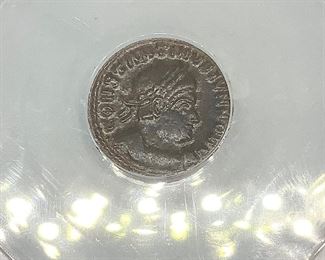 Roman: Constantine I (307 - 337AD) Bronze Follis ANACS EF40