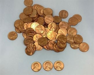(100) 1959-1961 Uncirculated Lincoln Cents