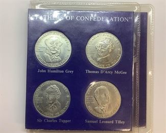 Fathers of the Confederation Trade Dollars