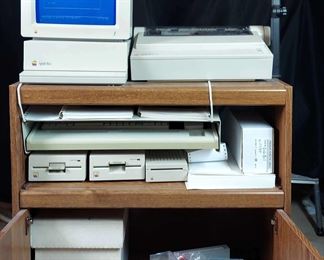 Apple IIGS Computer With Card Readers, ImageWriter II Printer More