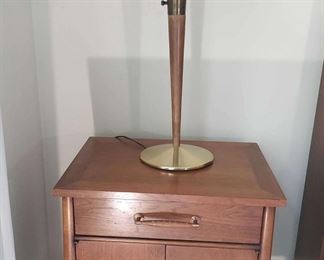 MidCentury Modern Style End Table and Lamp