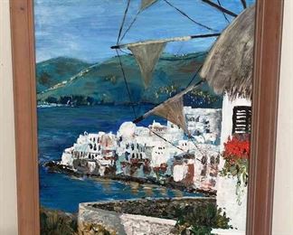 Original Acrylic Painting Signed By Artist