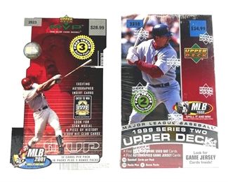 2pc. Upper Deck MLB Trading Card Box Set