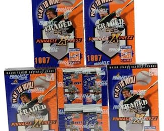 5pc 1997 Pinnacle X-Press Baseball Hobby Boxes