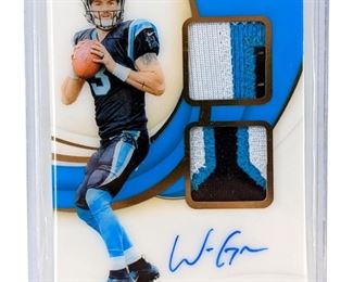 Signed Will Grier 29/99 Immaculate Collection Card