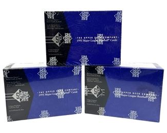 3pc. 1995 Upper Deck SP MLB Box Sets