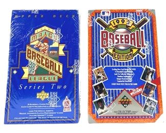 1992-93 MLB Upper Deck Trading Card Box Sets