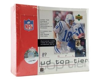 2001 Upper Deck Top Tier Football Hobby Box