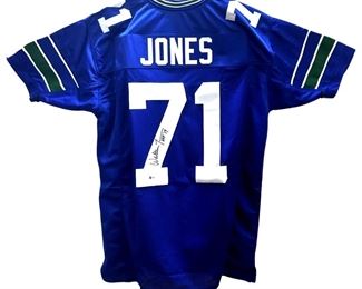 Autographed Walter Jones Seattle Seahawks Jersey