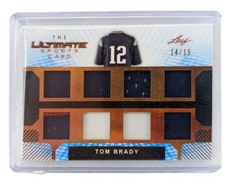 Tom Brady Jersey Memorabilia Ultimate Sports Card
