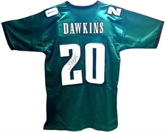 Autographed Brian Dawkins Eagles Jersey