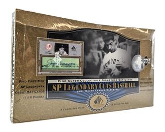 2001 Upper Deck SP Legendary Cuts Baseball Wax Box