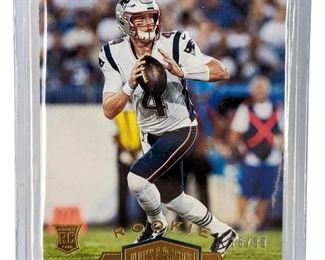 2019 Plates & Patches Jarrett Stidham RC Gold Card