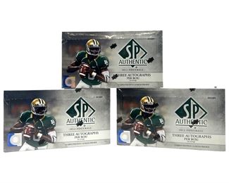 3pc. 2012 Upper Deck SP Authentic Football Box Set