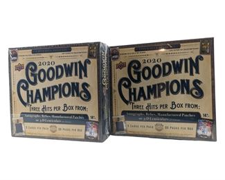 2pc 2020 Upper Deck Goodwin Champions Hobby Box