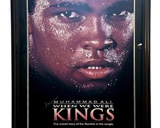 Autographed Muhammad Ali Movie Poster
