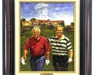 Signed Scott Medlock “Legends of Golf???? Giclee