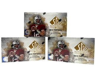 3pc. 2013 Upper Deck SP Football Card Box Sets