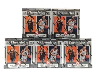 5pc 2021 Panini Chronicles Basketball Mega Boxes