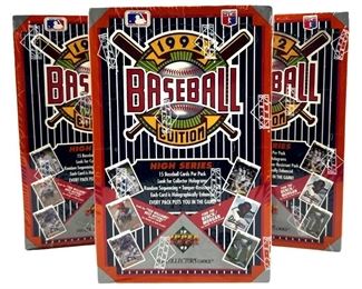 3pc. 1992 Upper Deck Baseball Edition Box Sets