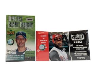 2pc. Upper Deck Major League Baseball Hobby Boxes