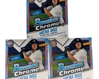 3pc. 2021 Bowman Chrome Baseball Mega Box Set