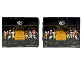 2pc. 2006 PressPass Signature Edition Box Sets