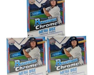 3pc. 2021 Bowman Chrome Baseball Mega Box Sets
