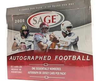 2006 Sage Autographed Football Hobby Box