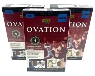 3pc. Upper Deck Premiere Edition Ovation Box Sets