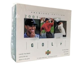 2001 Upper Deck Premiere Edition Golf Hobby Box