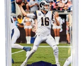 Jared Goff Panini Plates & Patches Card 46/60
