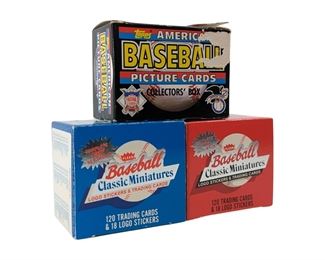 3pc. Topps/Fleer American Baseball Hobby Box Set