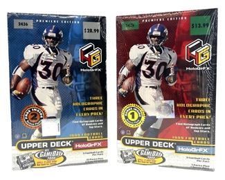 1999 2pc. Upper Deck HoloGrFx NFL Box Sets