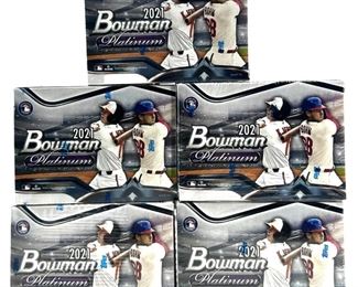 5pc. 2021 Topps Bowman Platinum MLB Box Sets