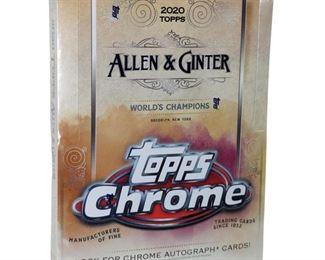 2020 Topps Allen & Ginter Chrome MLB Baseball Box