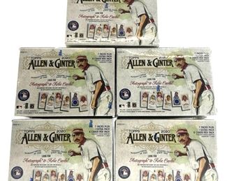 5pc. 2020 Topps Allen & Ginter MLB Hobby Boxes