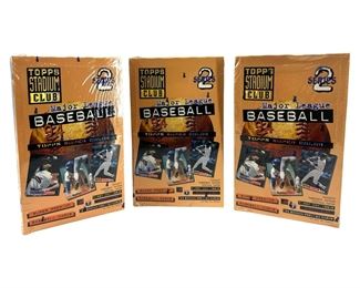 3pc. 1994 Topps Stadium Club MLB Card Box Set