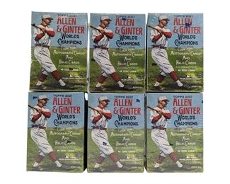 6pc 2021 Topps Allen & Ginter World's Champions