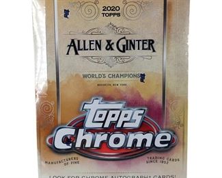 2020 Topps Allen & Ginter Chrome MLB Baseball Box