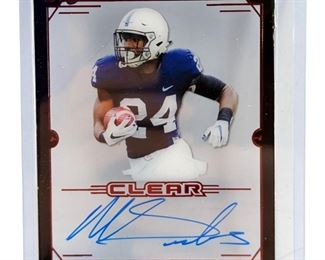 2019 Leaf Trinity Autographed Miles Sanders Card