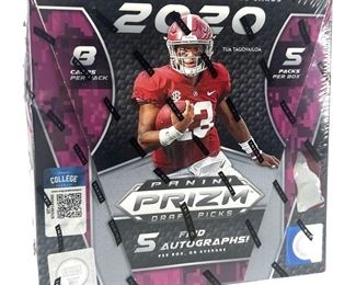 2020 Panini Prizm Collegiate Football Card Box Set