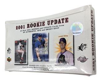 2001 Rookie Update Upper Deck Baseball Hobby Box