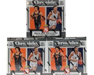 3pc 2021 Panini Chronicles Basketball Mega Boxes