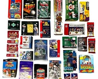 28pc. Vintage Sports Card Dealer Lot